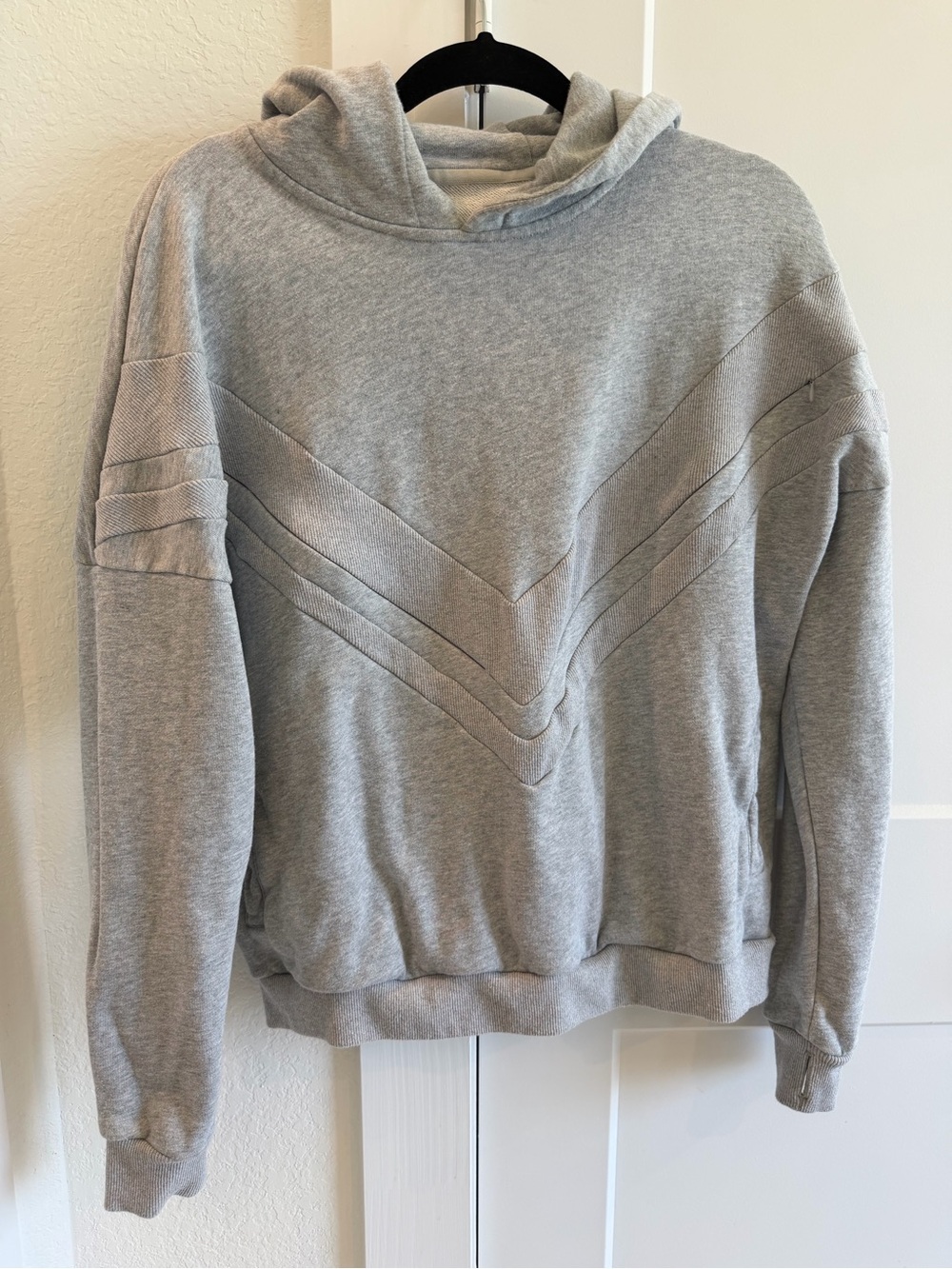 Sweat & Milk Gray Hooded Nursing Sweatshirt XS/S
